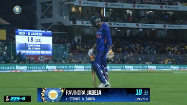 IND vs AUS 2023, 3RD ODI:  Ravindra Jadeja  Wicket