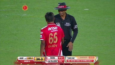 M31: RCB vs KXIP –  Sachin Rana Six