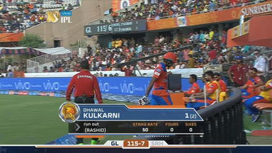 M06: SRH vs GL – Dhawal Kulkarni Wicket