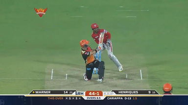 M19: SRH vs KXIP – David Warner Six