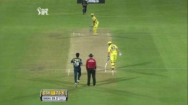 Match 6 CSK vs DC – Bravo's 4th Six