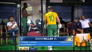 IND vs SA 2022, 3RD T20I: David Miller Wicket