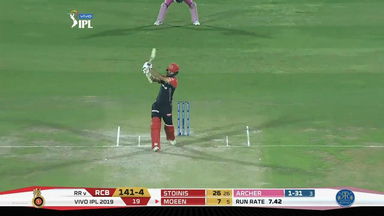 M14: RR vs RCB – Moeen Ali Six