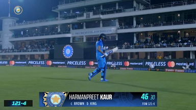 IND-W vs AUS-W 2022, 4TH T20I: Harmanpreet Kaur Wicket