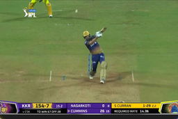 M15: KKR vs CSK – Pat Cummins Six