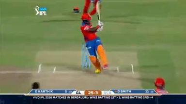 M57: GL vs RCB – YES Bank Maximum Sixes – Dwayne Smith