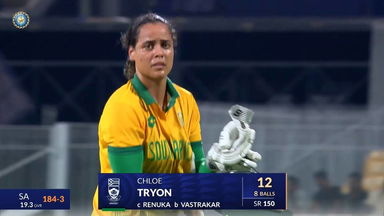 IND-W vs SA-W 2024, 1st T20I: Chloe Tryon Wicket