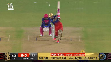 Eliminator: RR vs RCB – Faf Du Plessis Six