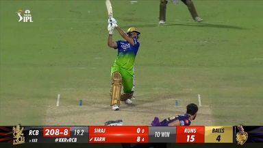 M36: KKR vs RCB – Karn Sharma Six