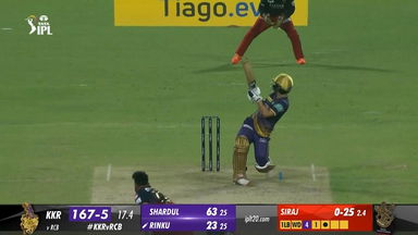 M09: KKR vs RCB – Rinku Singh Six