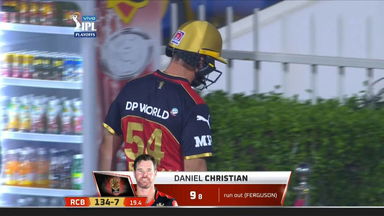 Eliminator: RCB vs KKR – Dan Christian Wicket