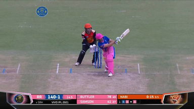 M28: RR vs SRH – Jos Buttler Six