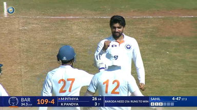 Ranji Trophy 2025, Baroda vs J & K: Seven-star Sahil Lotra sizzles with 7/75