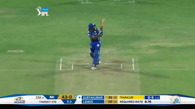 M27: CSK vs MI –  Suryakumar Yadav Six