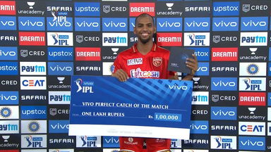 M17: PBKS vs MI  – Vivo perfect catch of the match – Nicholas Pooran