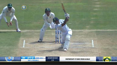 IND vs SA 2019, 1st Test, Day 2: Mayank Agarwal Six