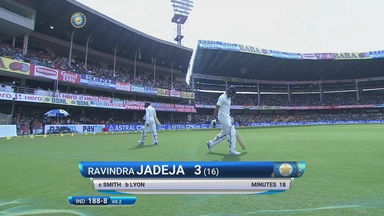 IND vs AUS 2017 - 2nd Test day 1 : Ravindra Jadeja Wicket