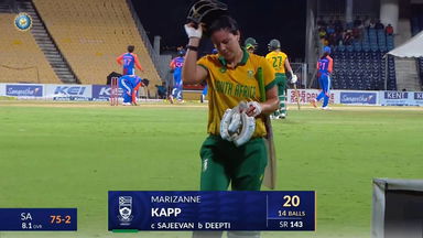 IND-W vs SA-W 2024, 2nd T20I: Marizanne Kapp Wicket