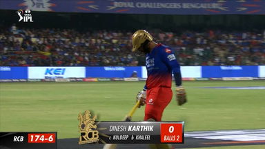 M62: RCB vs DC – Dinesh Karthik Wicket