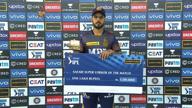 M45: KKR vs PBKS  – Safari Super Striker of the Match – Nitish Rana