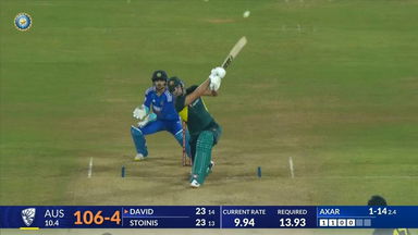 IND vs AUS 2023-24, 2ND T20I: Tim David Six