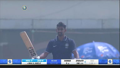 Baba Aparajith's Gritty Century for India B