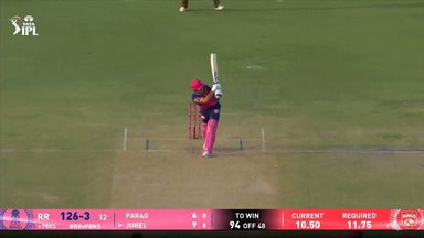 IPL 2025 M59: RR vs PBKS - Dhruv Jurel Six