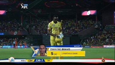 M39: RCB vs CSK – Dwayne Bravo Wicket