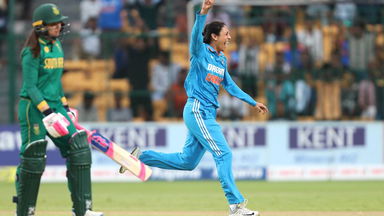 Golden arm: Smriti strikes & Delights