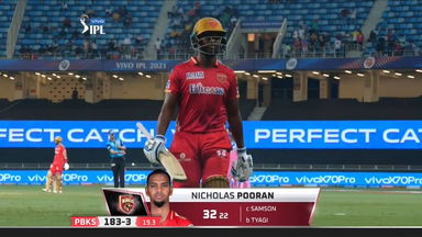 M32: PBKS vs RR – Nicholas Pooran Wicket