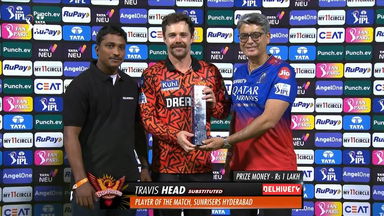 M30: RCB vs SRH – Player of the Match – Travis Head