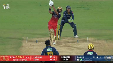 IPL 2026 M34: RCB vs GT - Devdutt Padikkal Six