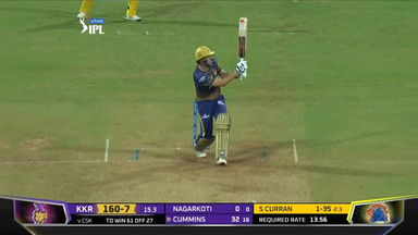 M15: KKR vs CSK – Pat Cummins Six