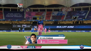 M30: DC vs RR – Riyan Parag Wicket
