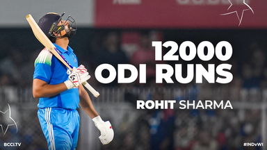 Hitman Rohit Sharma reaches 12000 ODI Runs