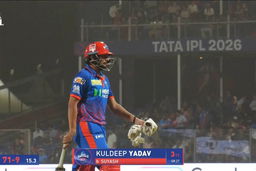 IPL 2026 M39: DC vs RCB - Kuldeep Yadav Wicket