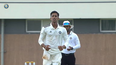 Duleep Trophy 2026 QF2, North Zone vs West Zone: 6,6, Out: Tanush Kotian wins the battle against Anshul Kamboj