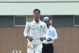 Duleep Trophy 2026 QF2, NZ vs WZ: 6,6, Out: Tanush Kotian wins the battle against Anshul Kamboj