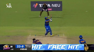 M60: KKR vs MI – Rohit Sharma Six