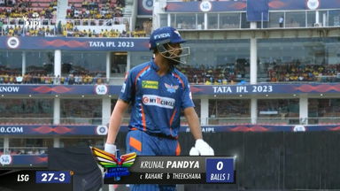 M45: LSG vs CSK –  Krunal Pandya  Wicket