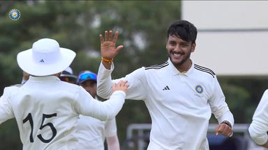 Duleep Trophy 2026 SF1, CZ vs EZ: East Zone 1st Innings Fall of Wickets