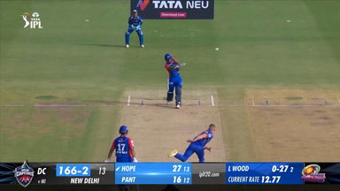 M43: DC vs MI – Shai Hope Six
