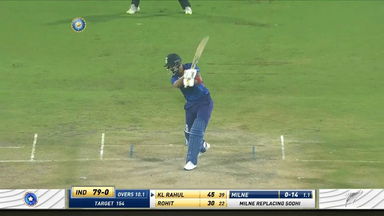 IND vs NZ 2021, 2ND T20I : KL Rahul Six