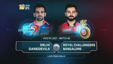 IPL 2017 M56: DD vs RCB – Match Highlights