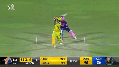 M37: RR vs CSK – Shivam Dube Six
