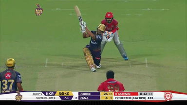 M06: KKR vs KXIP – Nitish Rana Six