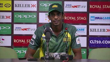 CLT20 2014 Q4: MI vs SE  –   Press Conference – Jehan Mubarak