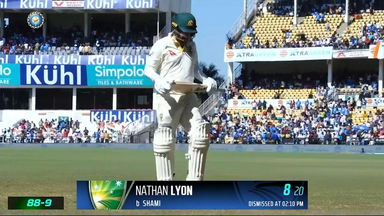 IND vs  AUS 2023, 1ST Test: Nathan Lyon  Wicket
