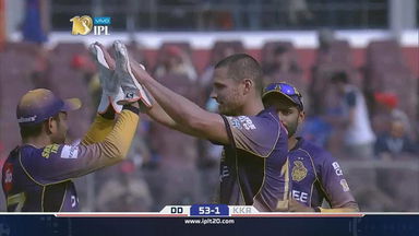 M18: DD vs KKR – Fall Of Wickets