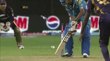 M56: PWI vs KKR – Bhuvneshwar Kumar Wicket
